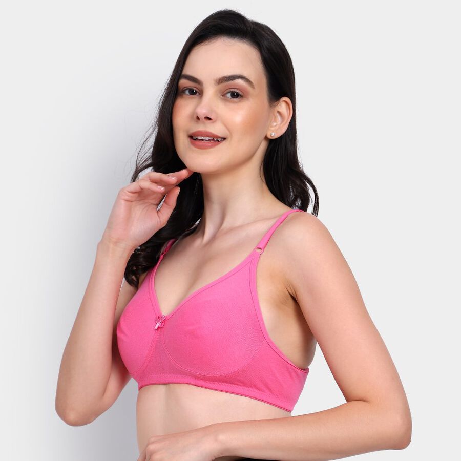 Ladies' Non-Padded Bra, Pink, large image number null